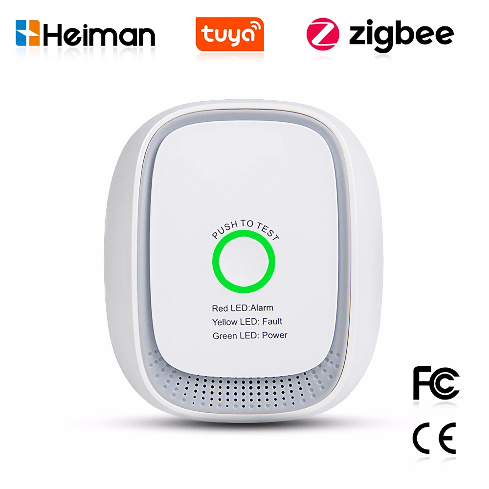 Smart Home Security - HEIMAN Zigbee Tuya Brennbarer Gas-Sensor Erdgas-Leck-Detektor