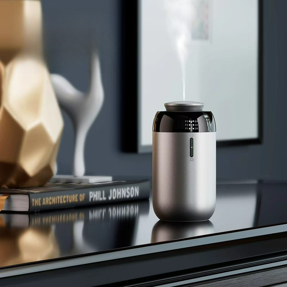 Smart Home Fragrance Diffuser - Professionelle Auto-Aroma-Diffusoren Geschenk Smart-Öldiffusor mit Typ-C-Ladegerät