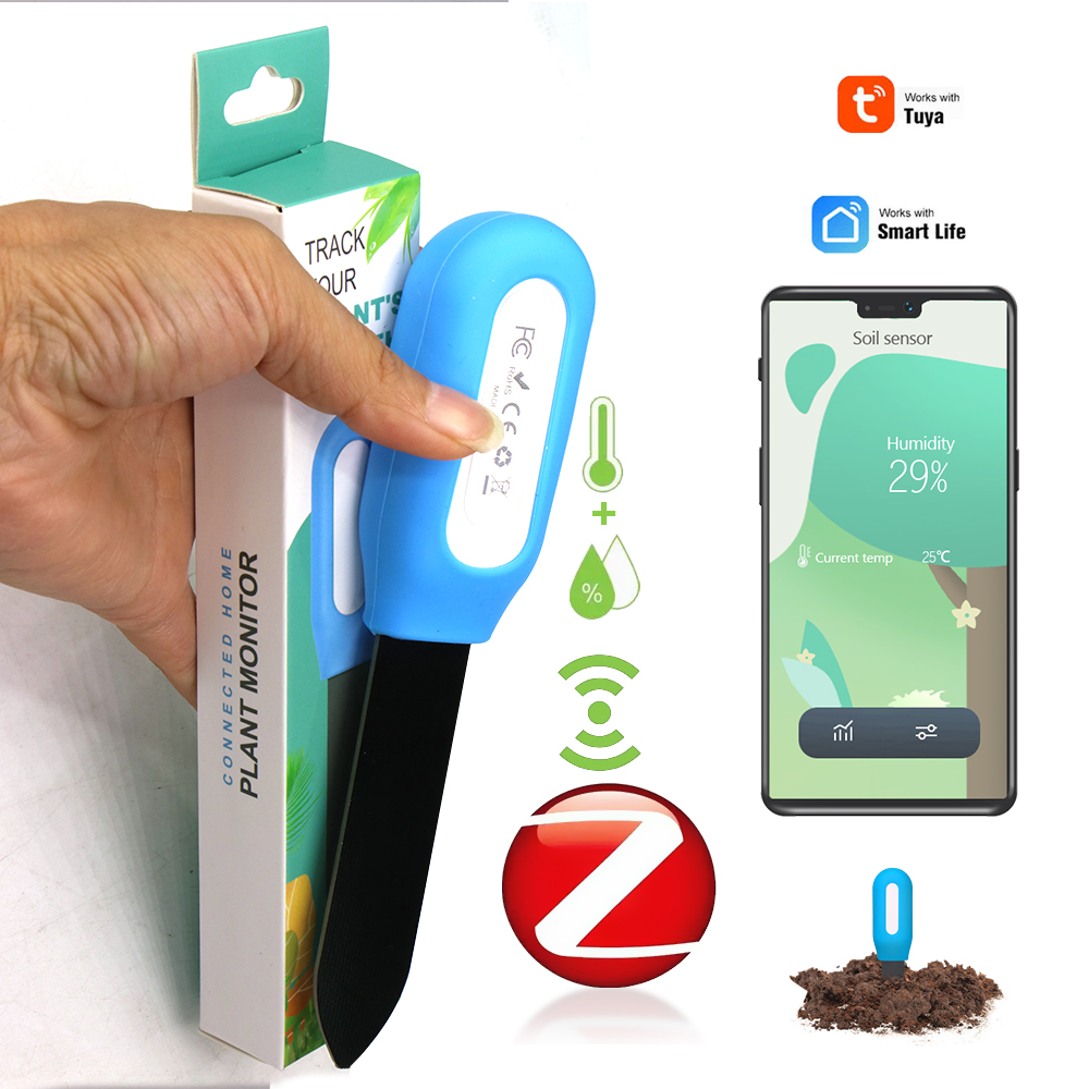 Smart Home Devices - Intelligenter Zigbee-Bodensensor für Haus, Garten, Gewächshaus,