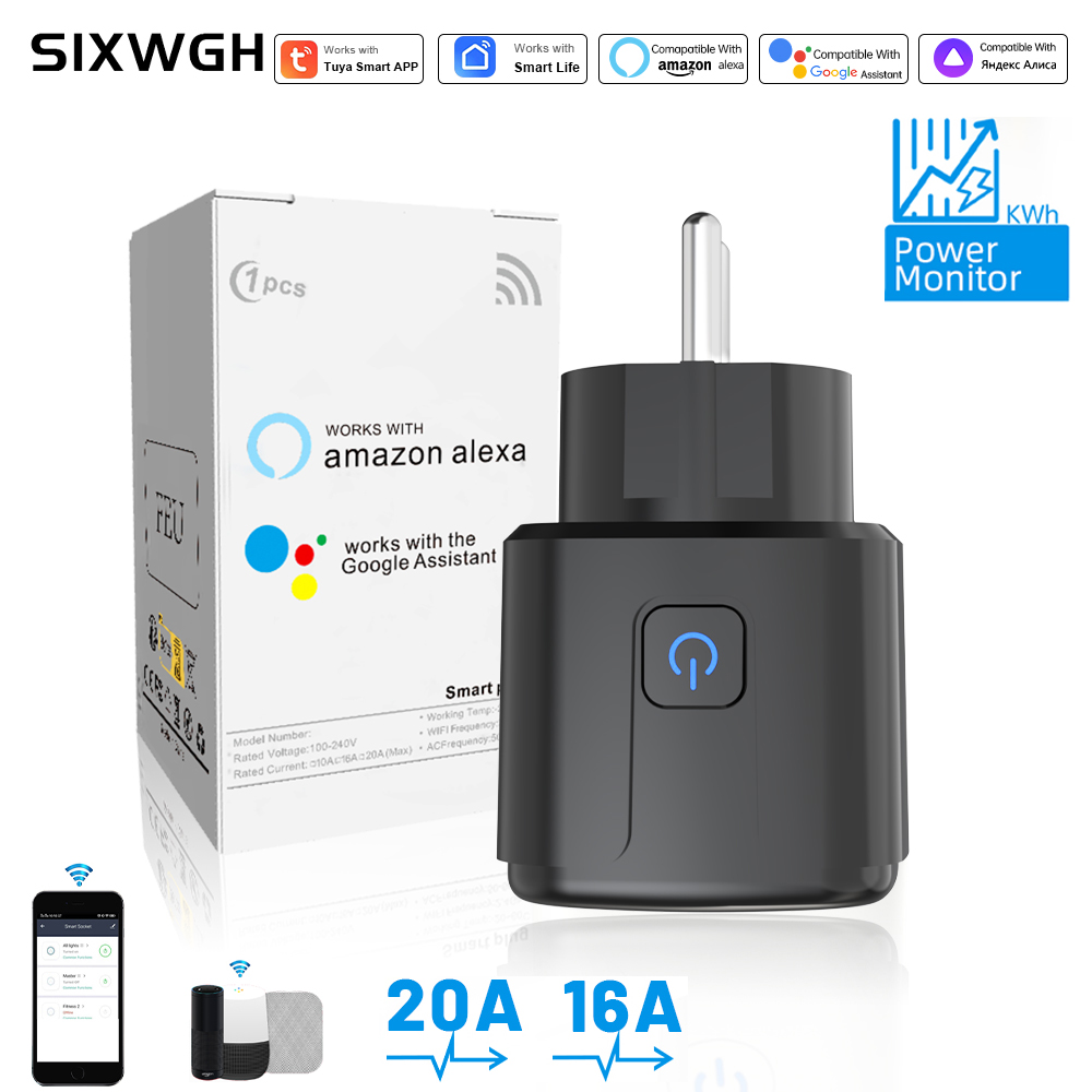 Smart Home Networking - Tuya Smart Steckdose WLAN Fernbedienung EU-Stecker