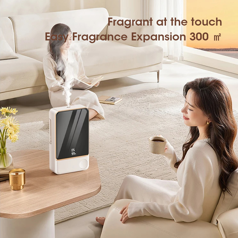 Smart Home Fragrance Diffuser - Intelligenter Aroma-Diffusor Luftreiniger 5 Stufen Digitale