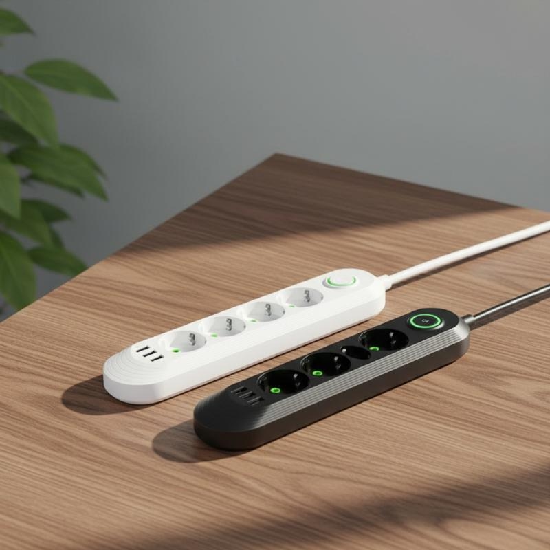 Smart Power Strip - EU-Stecker Intelligente Steckdosenleiste mit Netzwerkfilter und