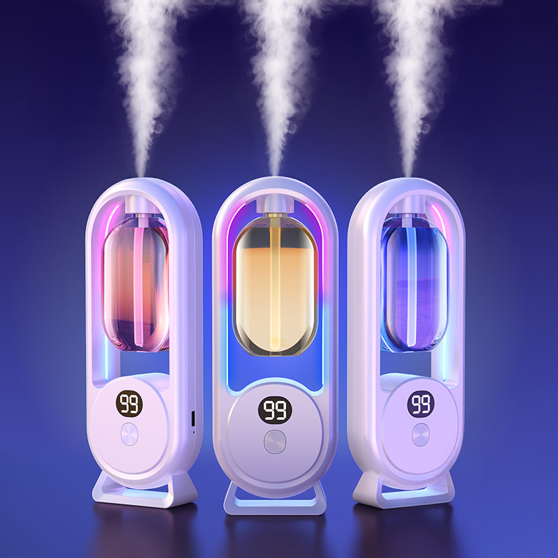Smart Home Fragrance Diffuser - Wiederaufladbare tragbare Aromatherapie-Diffusor-Diffusormaschine, ätherisches Aromatherapieöl, Erfrischungsmittel,