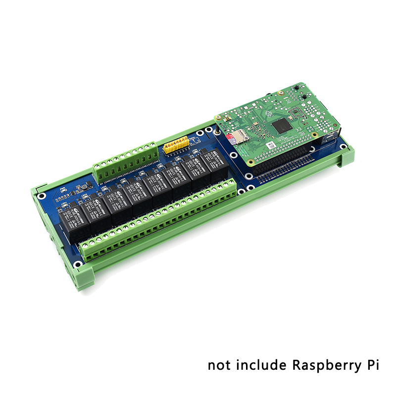 Smart Home Raspberry Pi - Himbeer-Pi 5/4b 8-Kanal-Relais-Verlängerungsplatine mit Kontroll leuchte