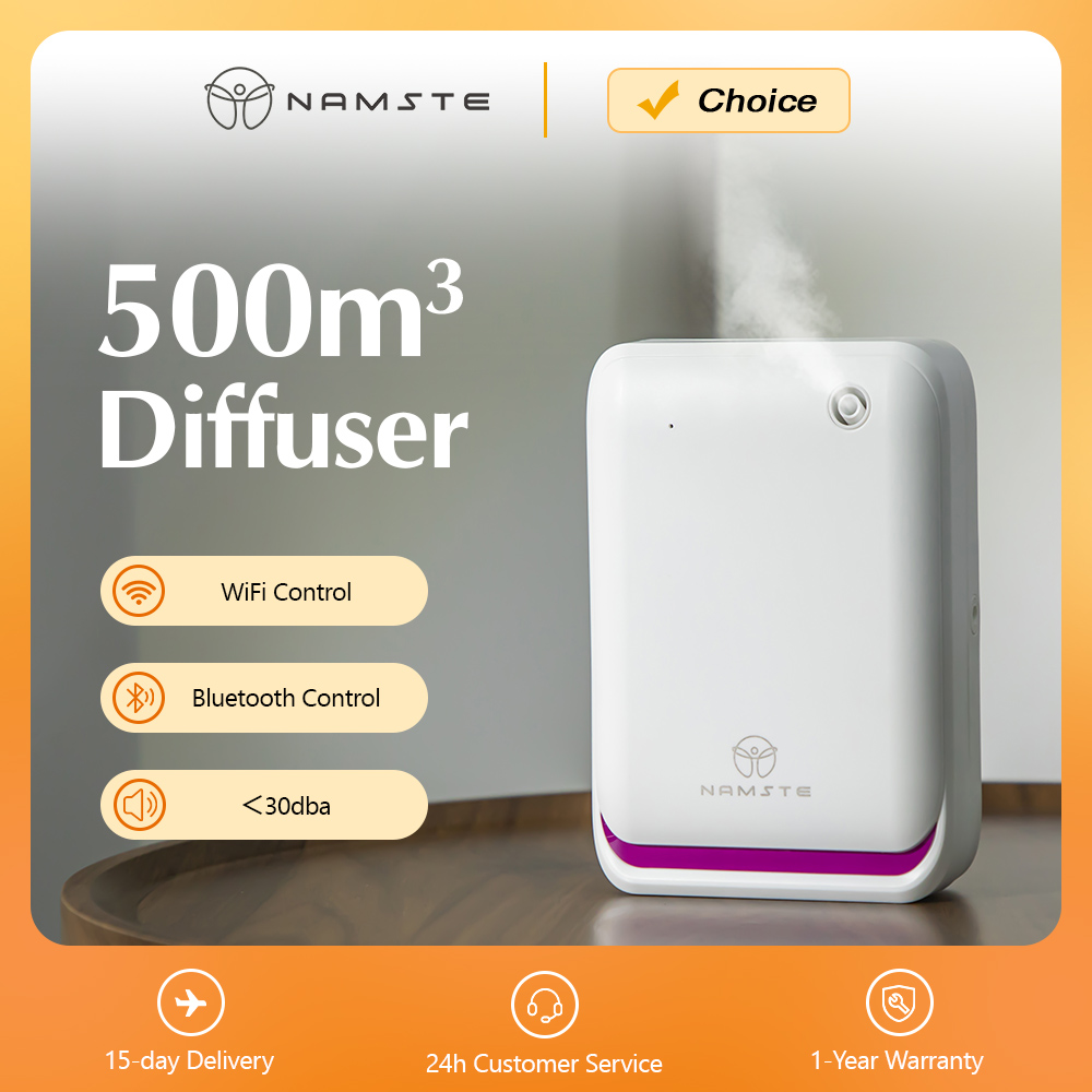 Smart Home Fragrance Diffuser - NAMASTE 500 m3 Aromatherapie-Maschine für große