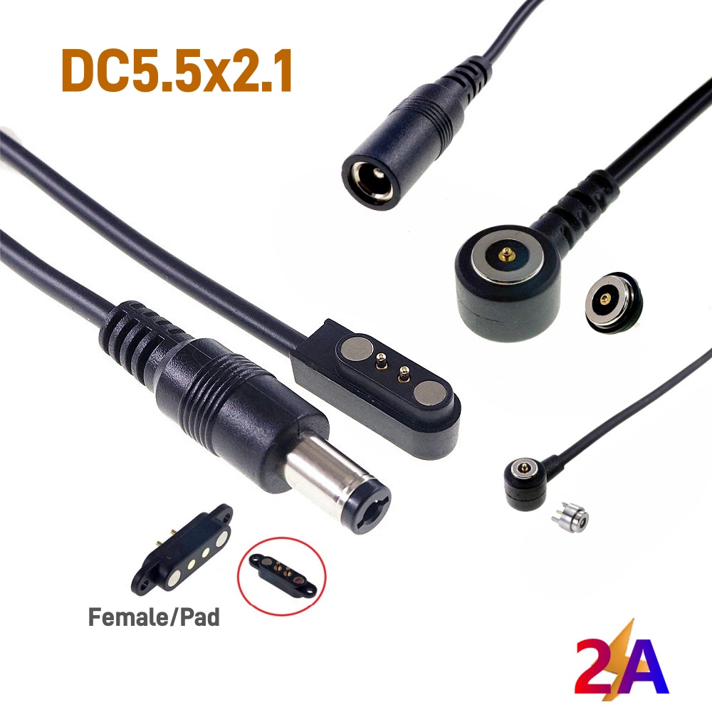 Smart Power Strip - Magnetischer 5,5mm X 2,1mm DC-Stromstecker-Adapter 2A