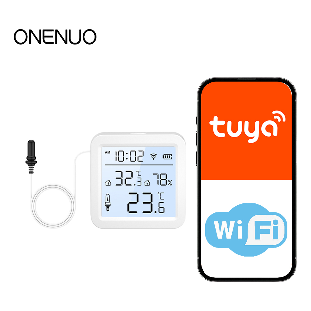 Smart Home Networking - WLAN-Feuchtigkeits- und Temperatursensor mit externer Sonde