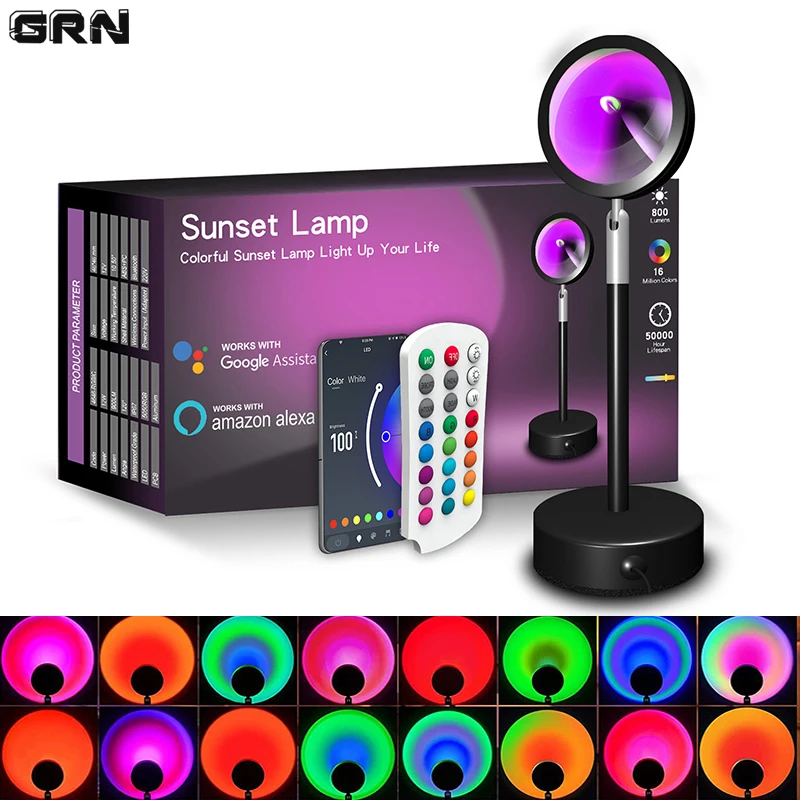 Smart LED Sonnen untergang Lam – Smart Home Networking Bewertung und Preis