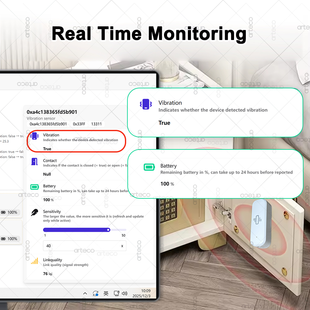 Smart ZigBee 3,0 Vibration Sen – Smart Home News Bewertung und Preis