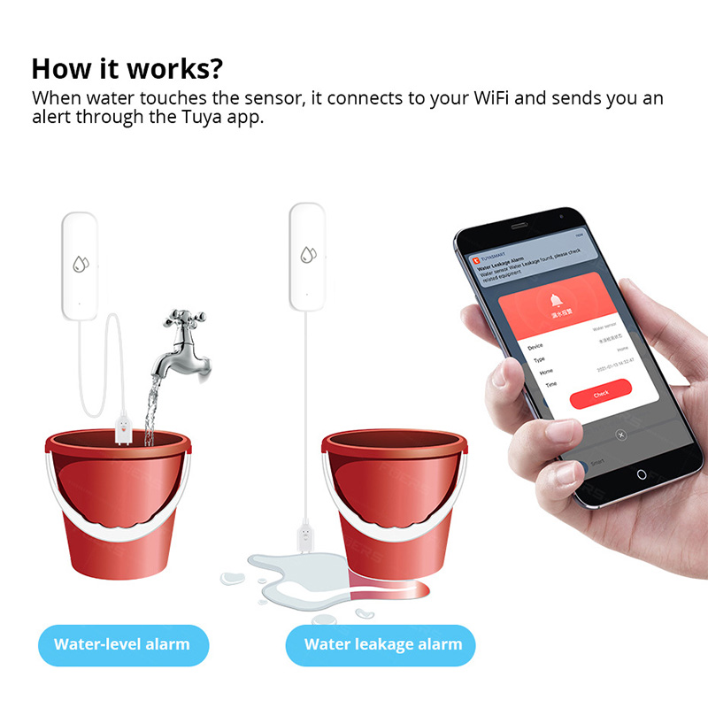 Tuya WLAN-Wasserleck-Alarmsens – Smart Home News Bewertung und Preis