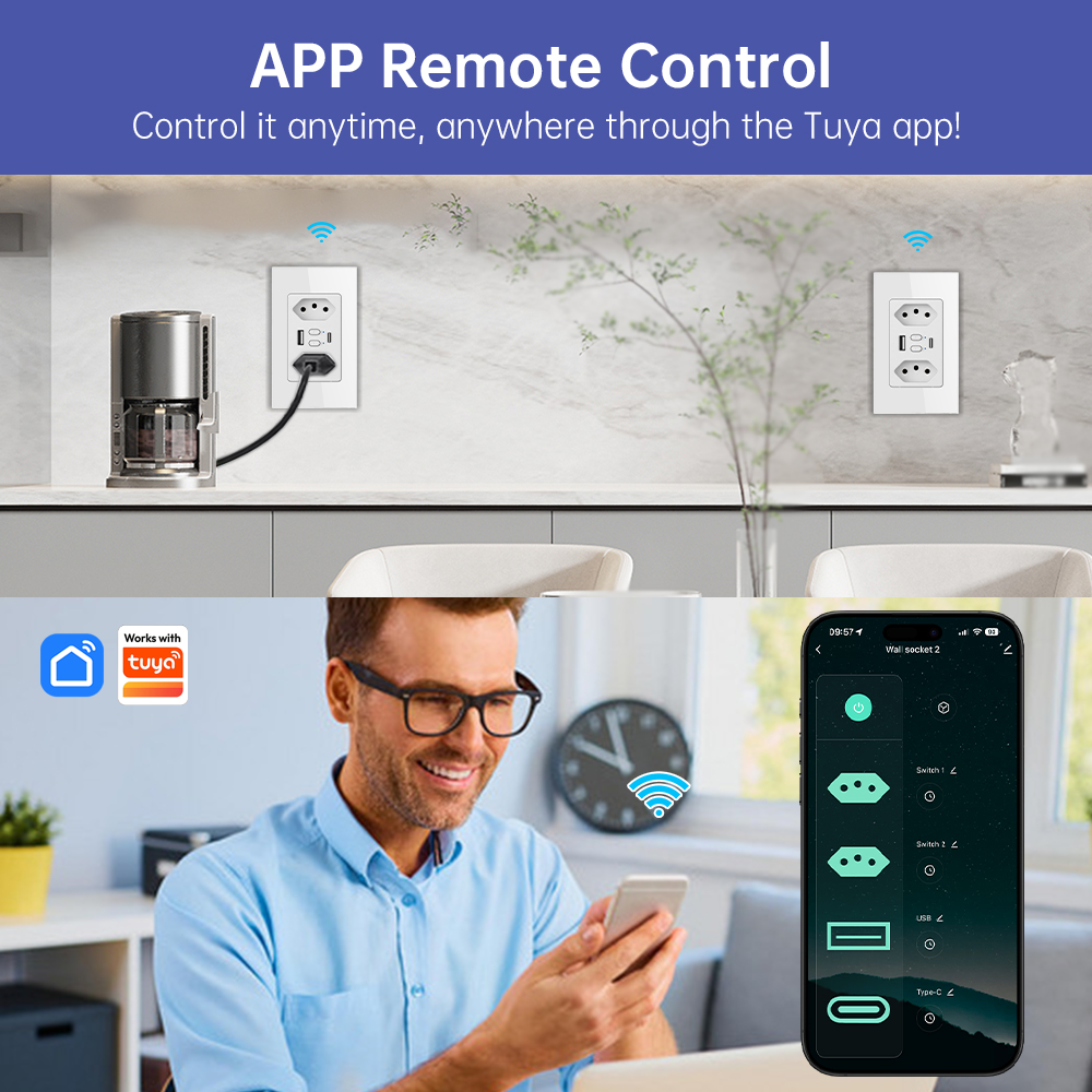 MANHOT WLAN-Smart-Steckdose fü – Smart Home Networking Bewertung und Preis