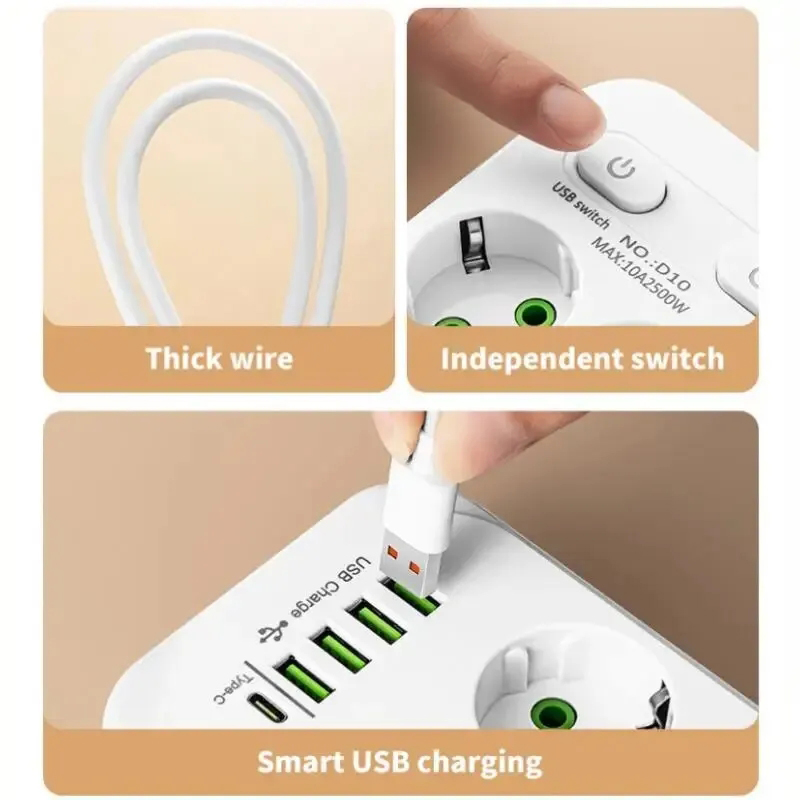 Intelligente 6-fach Steckdosen – Smart Power Strip Bewertung und Preis