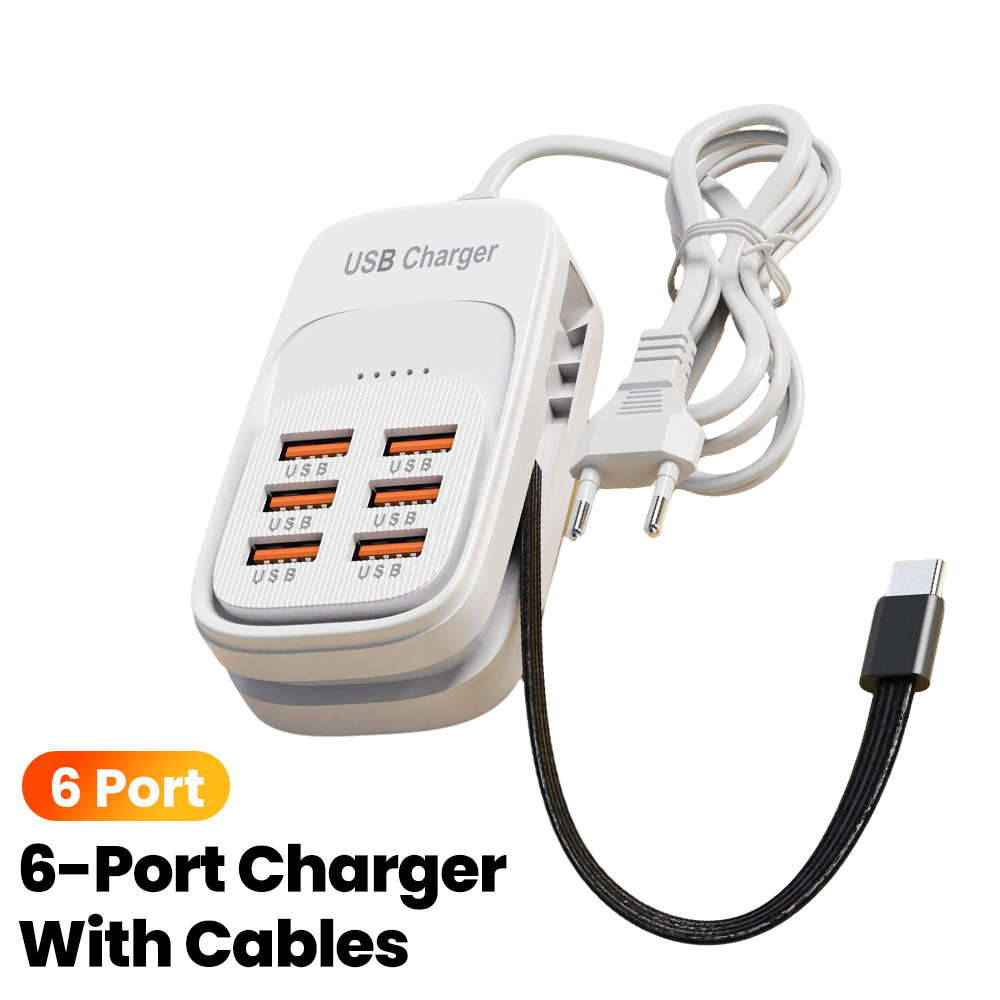 6-Port USB Schnell-Ladegerät S – Smart Power Strip Bewertung und Preis