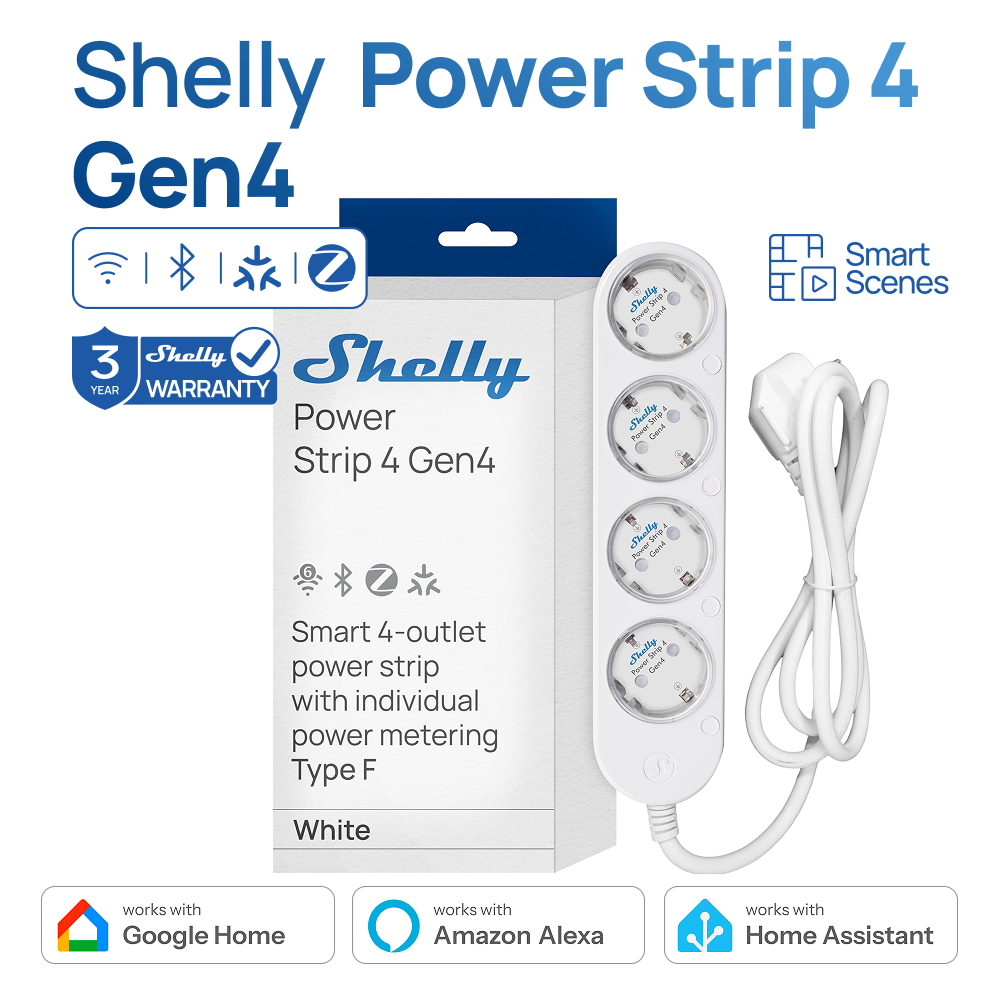 Shelly Power Strip 4 Gen 4 Sma – Smart Power Strip Bewertung und Preis